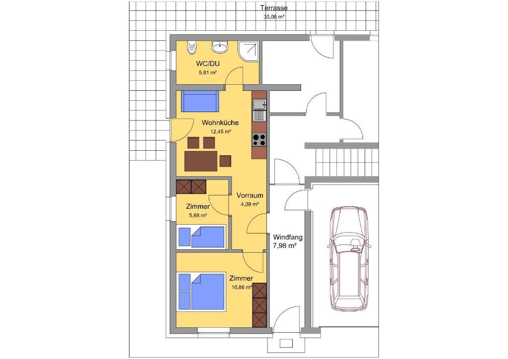 Appartement Christopherus Pettneu am Arlberg Zimmer foto